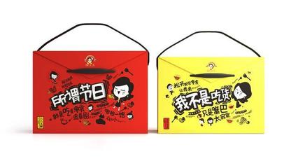 “解压童话”——坚果零食礼盒漫画包装设计新范式